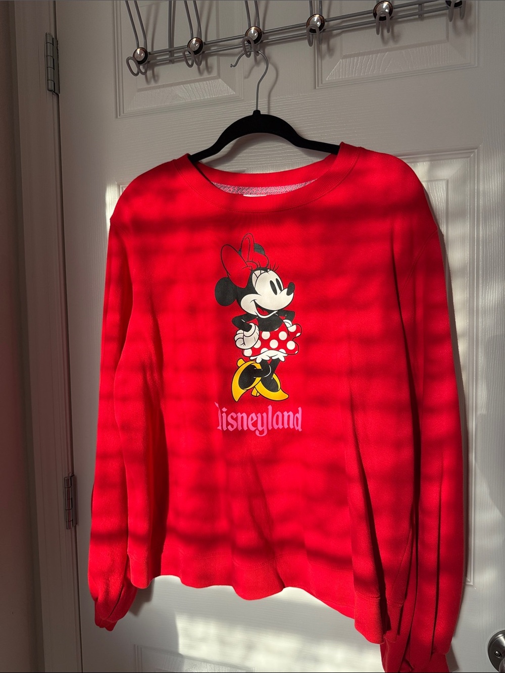 Disneyland Red Minnie Mouse Sweatshirt